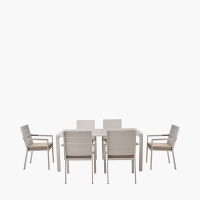 Pacific Lifestyle Aruba Outdoor 6 Seater Dining Set 12