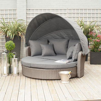 Pacific Lifestyle Slate Grey Bermuda Day Bed 3