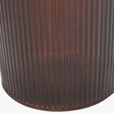Pecan-Brown-Recycled-Glass-Ribbed-Vase-Tall_6