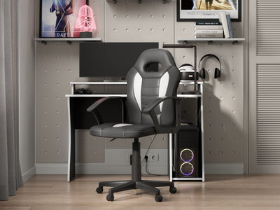 Recoil-Cadet-Black-and-White-Gaming-Chair