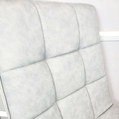 Tara Faux Leather Dining Chair with plain Back & Stitch Detail