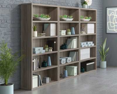 Teknik-Office-Affiliate-5-Shelf-Bookcase-in-a-Hudson-Elm-Effect-Finish_5