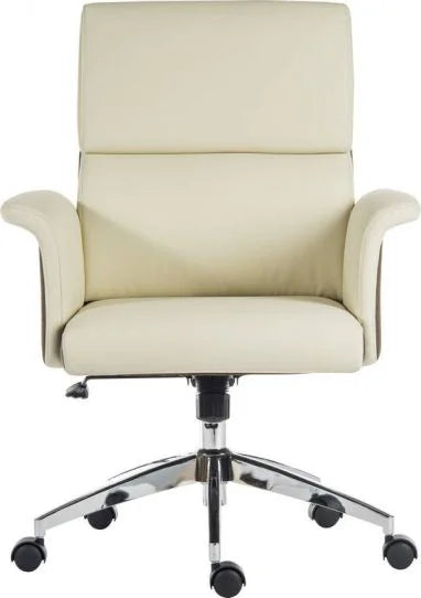 Teknik-Office-Elegance-Medium-Back-Executive-Chair-Cream