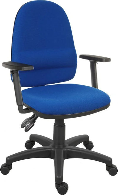 Teknik-Office-Ergo-Twin-Lever-High-Back-Operator-Chair-Blue-3