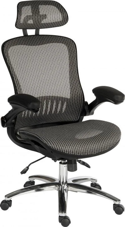 Teknik-Office-Harmony-Executive-Mesh-Chair-Grey