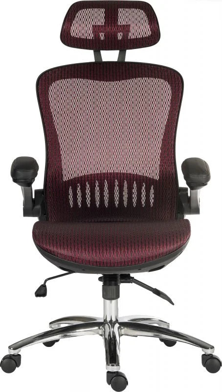 Teknik-Office-Harmony-Executive-Mesh-Chair-Red-2