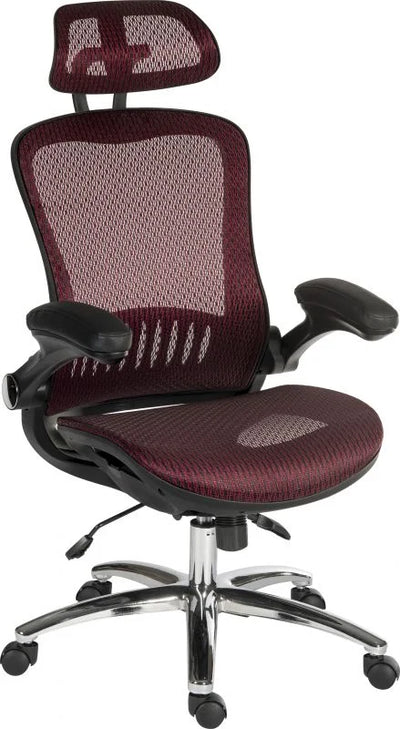 Teknik-Office-Harmony-Executive-Mesh-Chair-Red