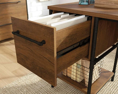 Teknik-Office-Iron-Foundry-Double-Pedestal-Desk-in-Checked-Oak-Finish_6