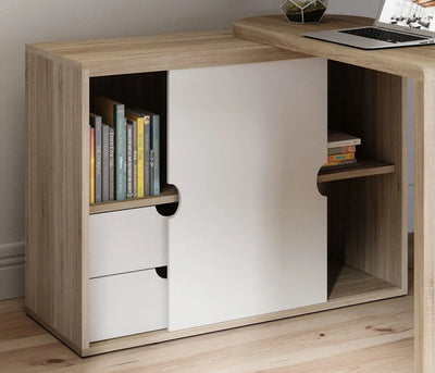 Teknik-Office-Pivot-Cupboard-Office-Desk-in-Sonoma-Oak-Effect-4