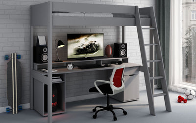 Noomi Tera Solid Wood Gaming Highsleeper