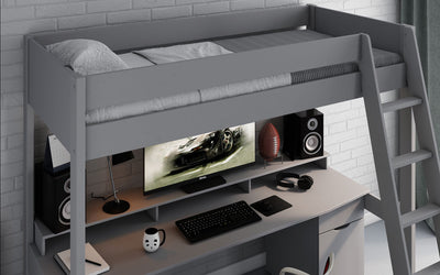 Noomi Tera Solid Wood Gaming Highsleeper