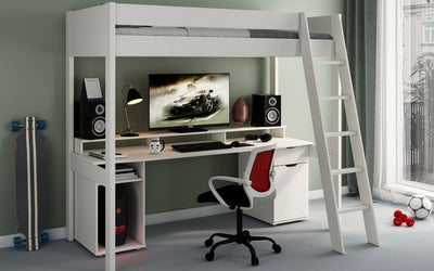 Noomi Tera Solid Wood Gaming Highsleeper