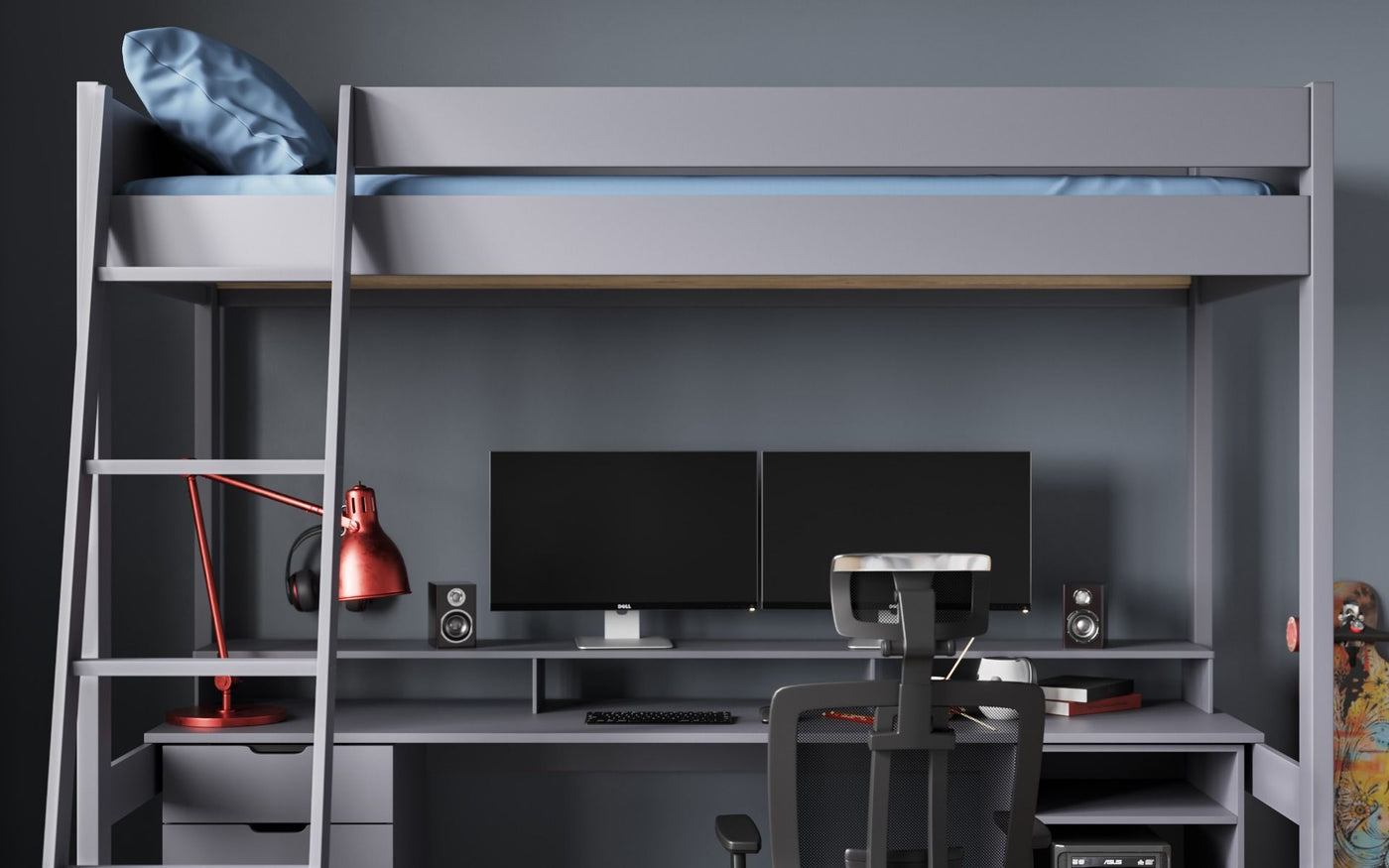 Noomi Tera Solid Wood Gaming Highsleeper