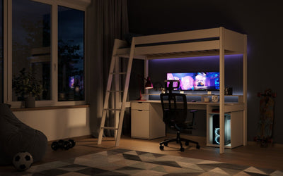 Noomi Tera Solid Wood Gaming Highsleeper