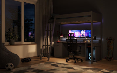 Noomi Tera Solid Wood Gaming Highsleeper