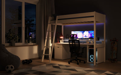 Noomi Tera Solid Wood Gaming Highsleeper