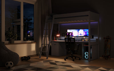 Noomi Tera Solid Wood Gaming Highsleeper