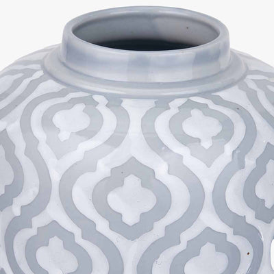pacific-lifestyle-Celia-Grey-and-White-Ceramic-Geo-Pattern-Lidded-Ginger-Jar_3