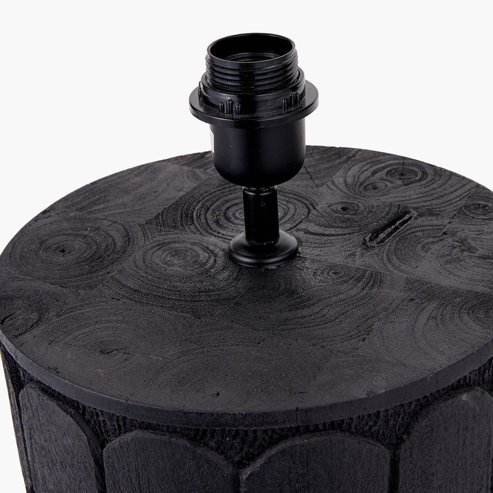 pacific-lifestyle-Cezara-Embossed-Black-Wood-Wide-Table-Lamp-Base-with-Lino-40cm-White-Self-Lined-Linen-Cylinder-Lampshade_5