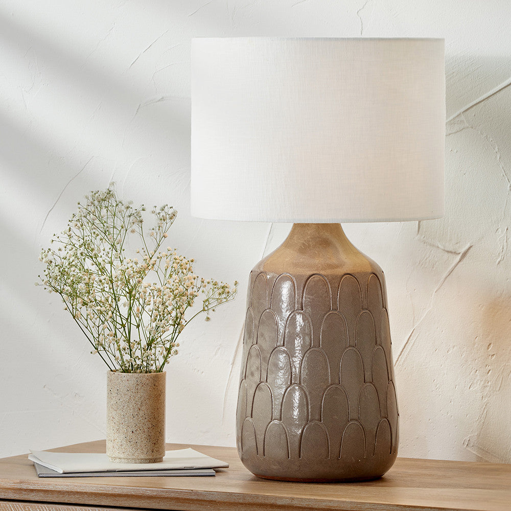 pacific-lifestyle-Coco-Grey-Gloss-Arch-Design-Stoneware-Table-Lamp-Base-with-Lino-35cm-Grey-Self-Lined-Linen-Cylinder-Lampshade_11