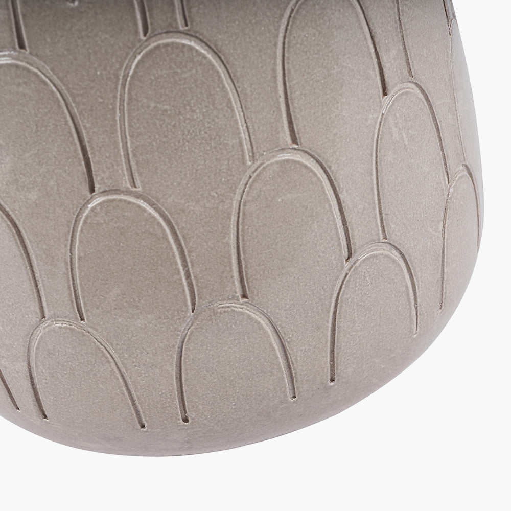 pacific-lifestyle-Coco-Grey-Gloss-Arch-Design-Stoneware-Table-Lamp-Base-with-Lino-35cm-Grey-Self-Lined-Linen-Cylinder-Lampshade_5