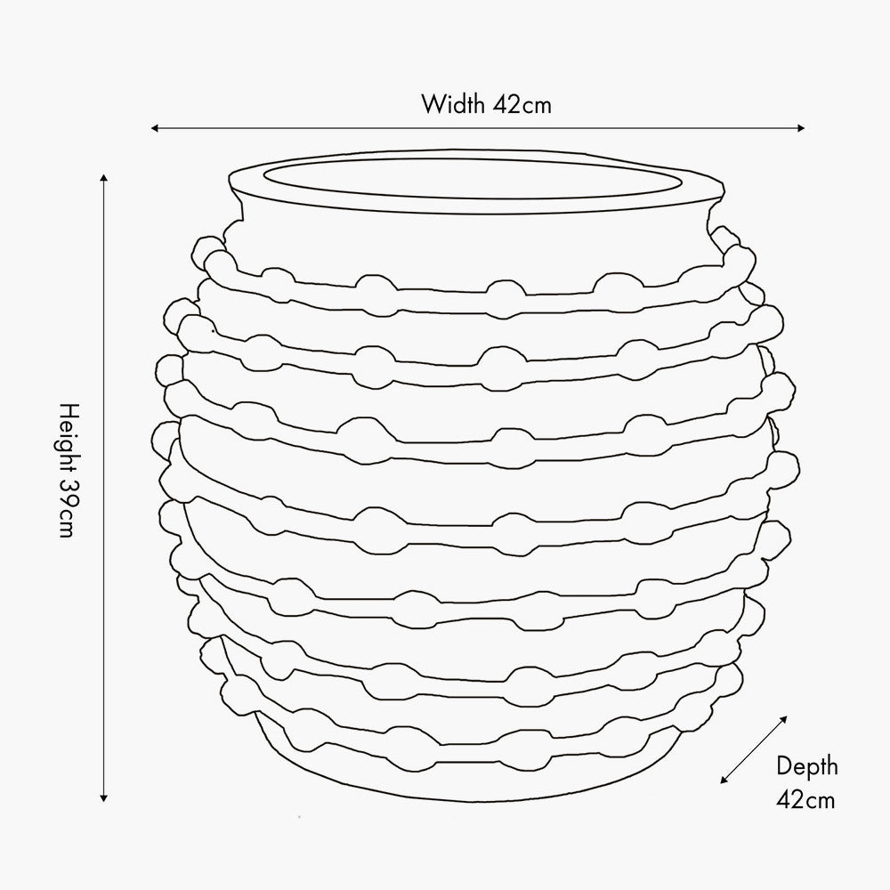 pacific-lifestyle-Cream-Bobble-Fibrestone-Decorative-Planter-Large_Dimensions