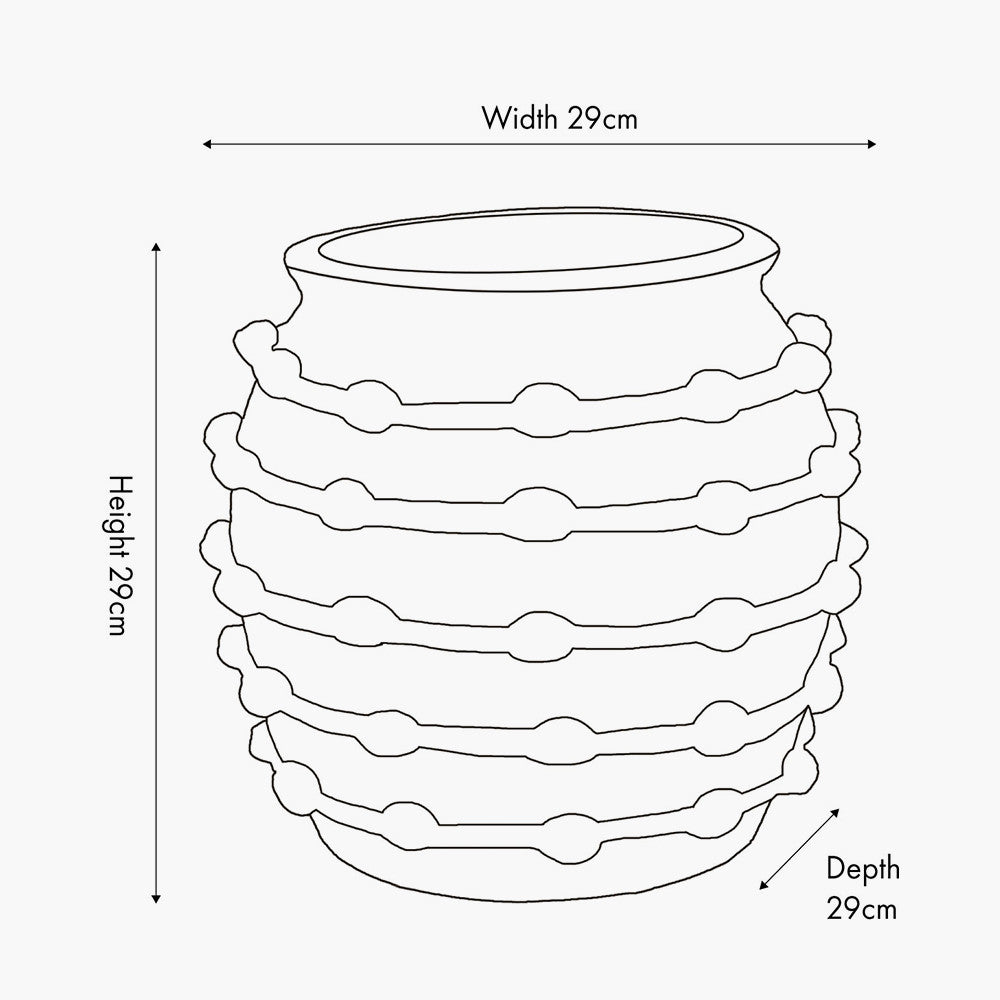 pacific-lifestyle-Cream-Bobble-Fibrestone-Decorative-Planter_Dimensions