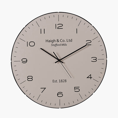 pacific-lifestyle-Cream-and-Black-Dome-Glass-Wall-Clock_1