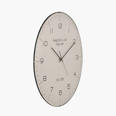 pacific-lifestyle-Cream-and-Black-Dome-Glass-Wall-Clock_2