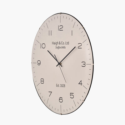 pacific-lifestyle-Cream-and-Black-Dome-Glass-Wall-Clock_3