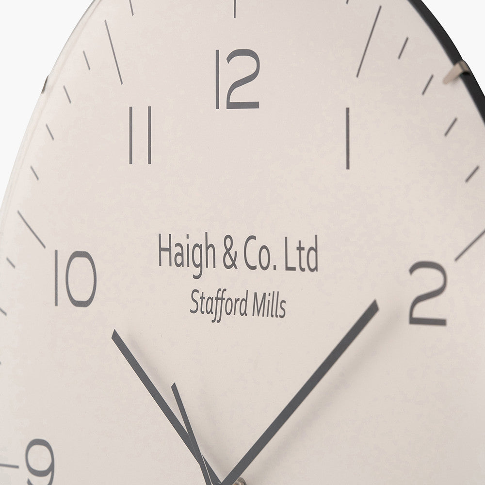 pacific-lifestyle-Cream-and-Black-Dome-Glass-Wall-Clock_5
