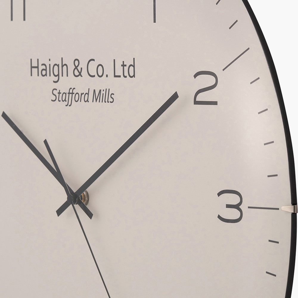 pacific-lifestyle-Cream-and-Black-Dome-Glass-Wall-Clock_6
