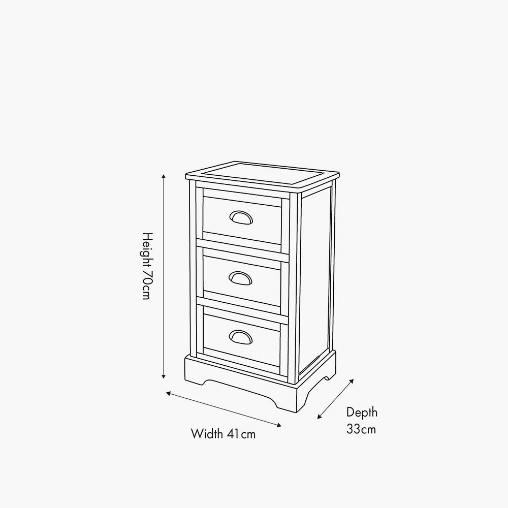 pacific-lifestyle-Croft-Linen-Pine-Wood-3-Drawer-Tall-Unit_Dimensions