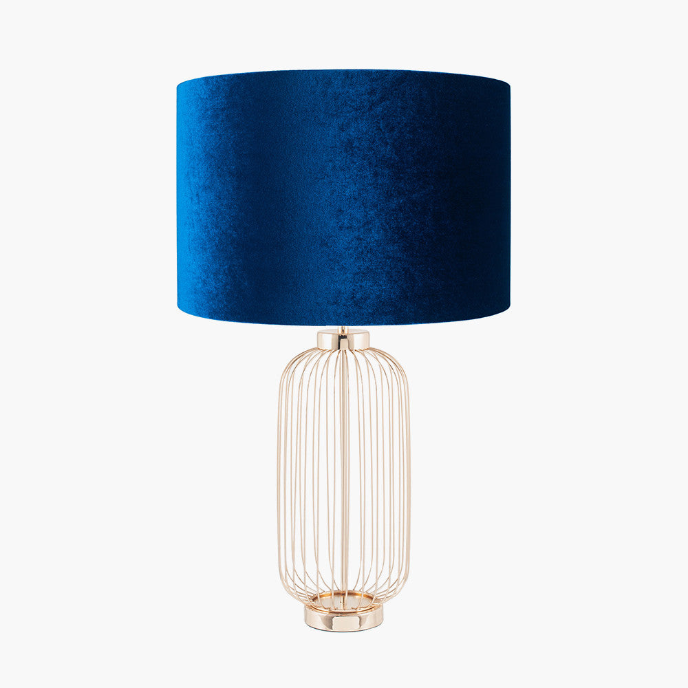 pacific-lifestyle-Dania-French-Gold-Metal-Wire-Tall-Table-Lamp-Base-with-Bow-40cm-Sapphire-Velvet-Cylinder-Lampshade_1