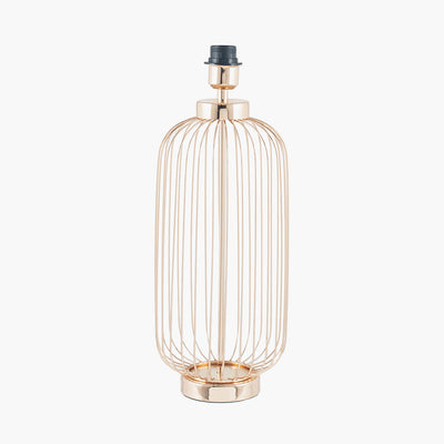 pacific-lifestyle-Dania-French-Gold-Metal-Wire-Tall-Table-Lamp-Base-with-Bow-45cm-Black-Velvet-Cylinder-Lampshade_2