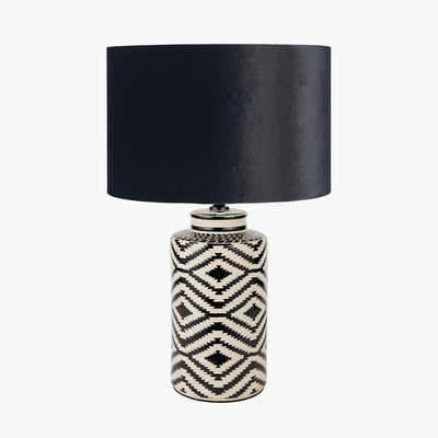 pacific-lifestyle-chirala-black-and-white-tall-ikat-ceramic-table-lamp-base-with-bow-40cm-black-velvet-cylinder-lampshade_1