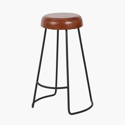 pacific-lifestyle-cosimo-vintage-brown-leather-and-black-metal-bar-stool_2