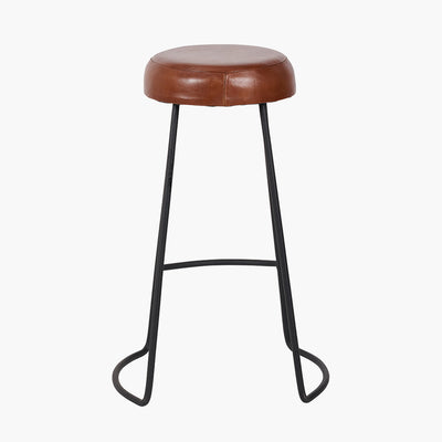 pacific-lifestyle-cosimo-vintage-brown-leather-and-black-metal-bar-stool_4