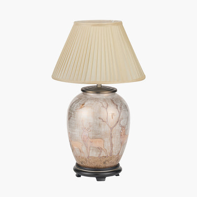 pacific-lifestyle-deer-medium-glass-table-lamp-base-with-bacall-35cm-almond-silk-knife-pleat-empire-lampshade_1