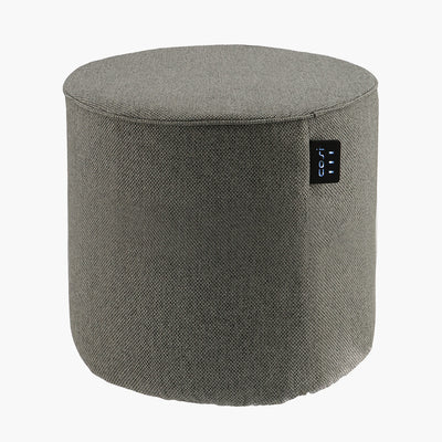 pacific-lifestyleCosipouf-Heated-Comfort-Grey-Tall-Round-45x45cm-high