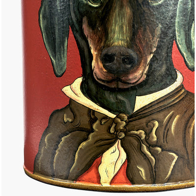 pacific-lifestyleDachshund-Red-Hand-Painted-Metal-Table-Lamp-Base-with-Henry-35cm-Mulberry-Handloom-Cylinder-Lampshade_8